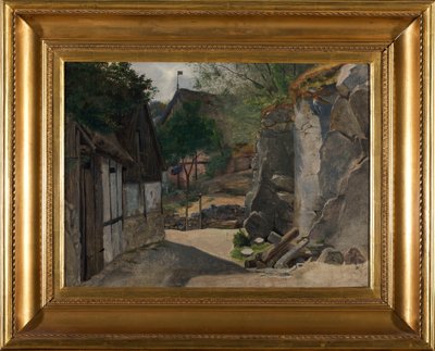 Vue de Gudhjem - Otto Haslund